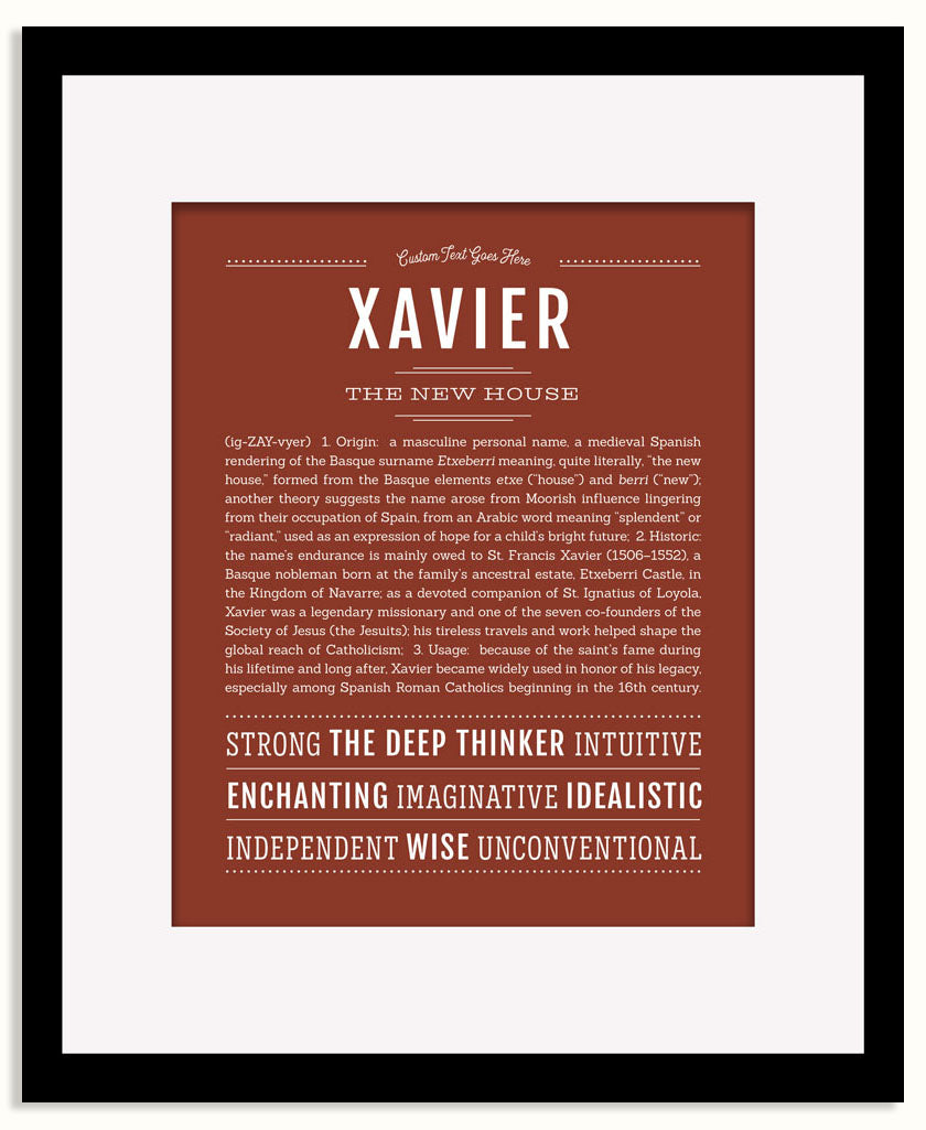 Frame Options | Bordeaux | Black Frame, Matted