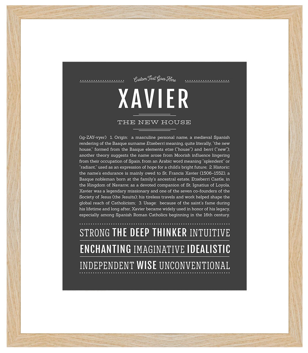 Frame Options | Charcoal Gray | Maple Frame, Matted