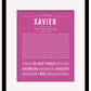 Frame Options | Dark Pink | Black Frame, Matted