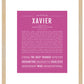 Frame Options | Dark Pink | Maple Frame, Matted