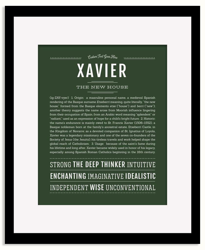 Frame Options | Deep Forest | Black Frame, Matted
