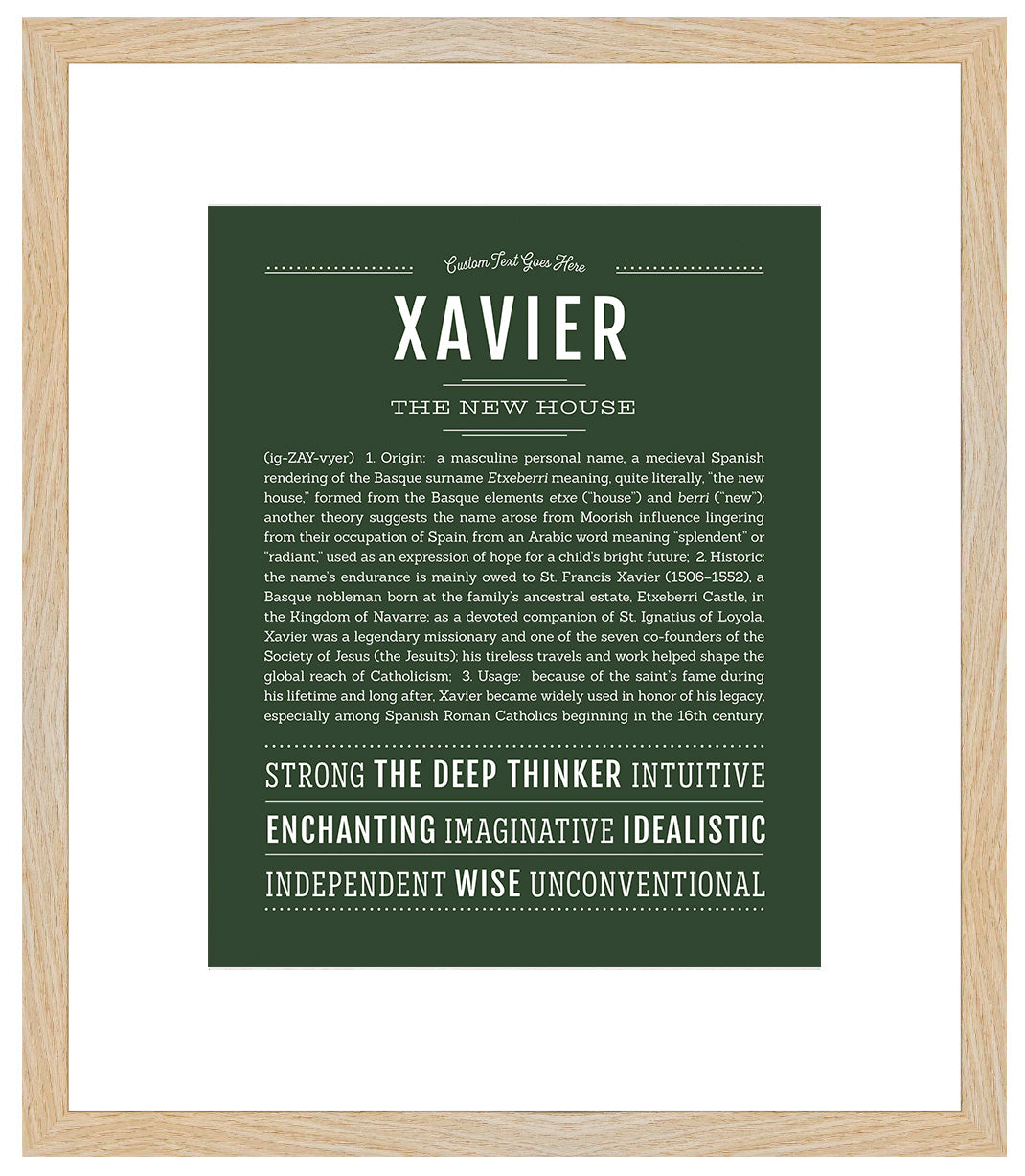 Frame Options | Deep Forest | Maple Frame, Matted