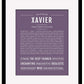 Frame Options | Deep Purple | Black Frame, Matted