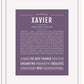 Frame Options | Deep Purple | White Frame, Matted