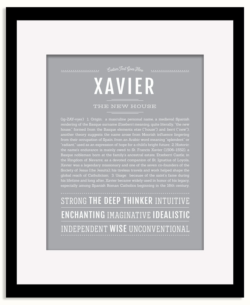 Frame Options | Light Gray | Black Frame, Matted