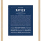 Frame Options | Midnight Blue | Maple Frame, Matted