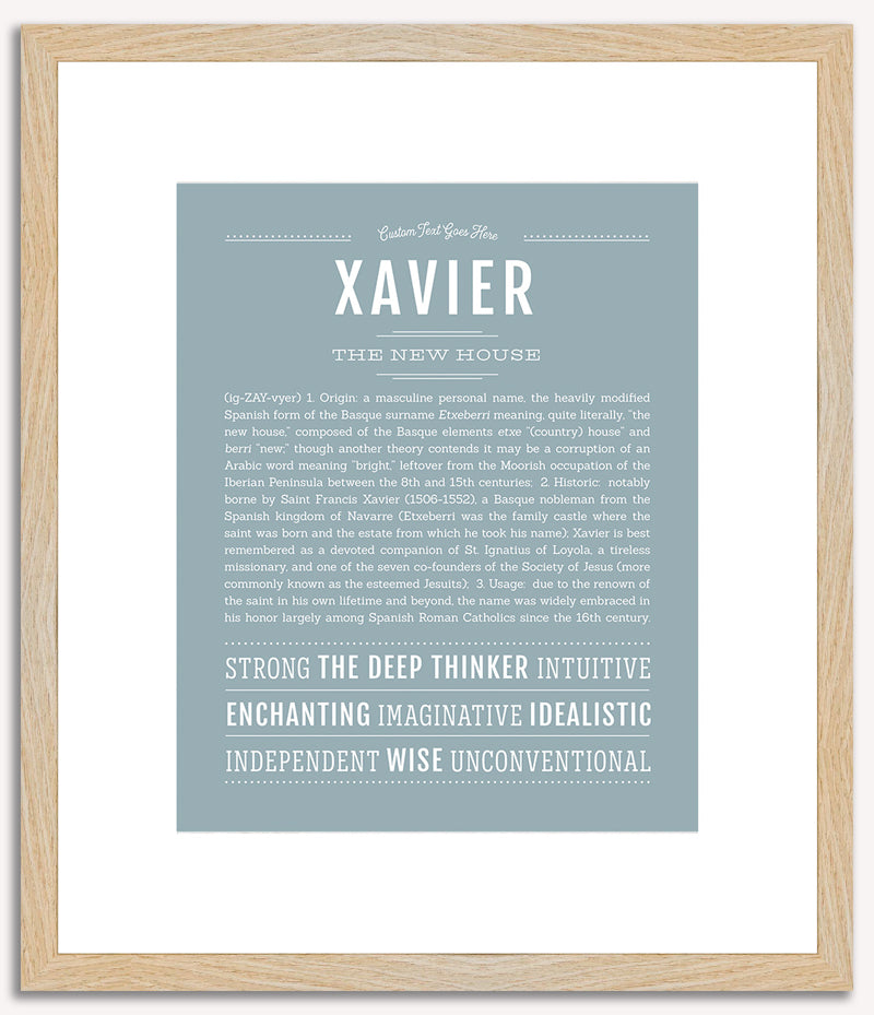 Xavier | Name Art Print