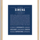 Ximena | Name Art Print