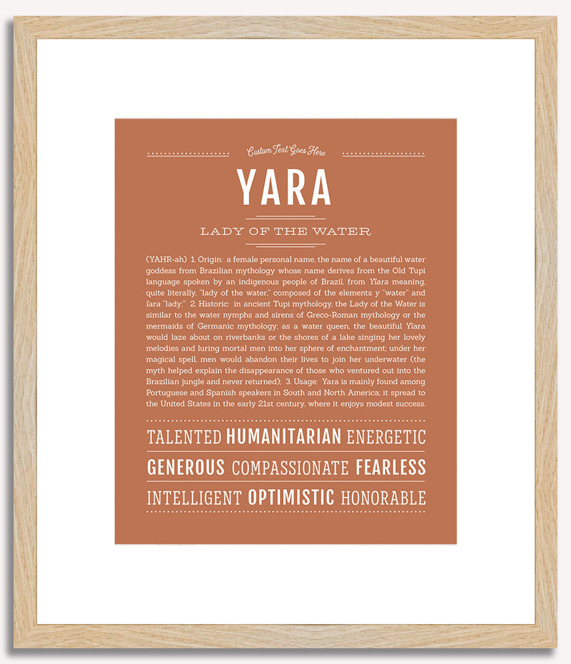 Yara | Name Art Print