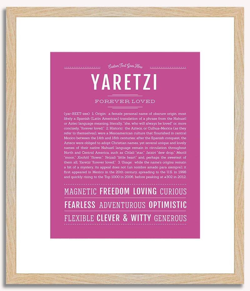 Yaretzi | Name Art Print