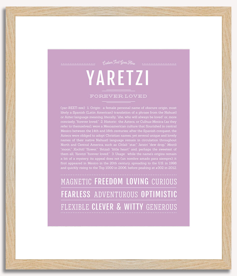 Yaretzi | Name Art Print