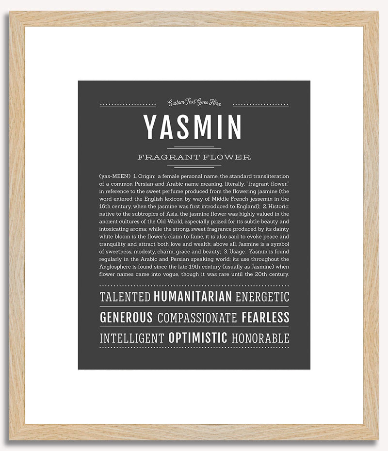 Yasmin | Name Art Print