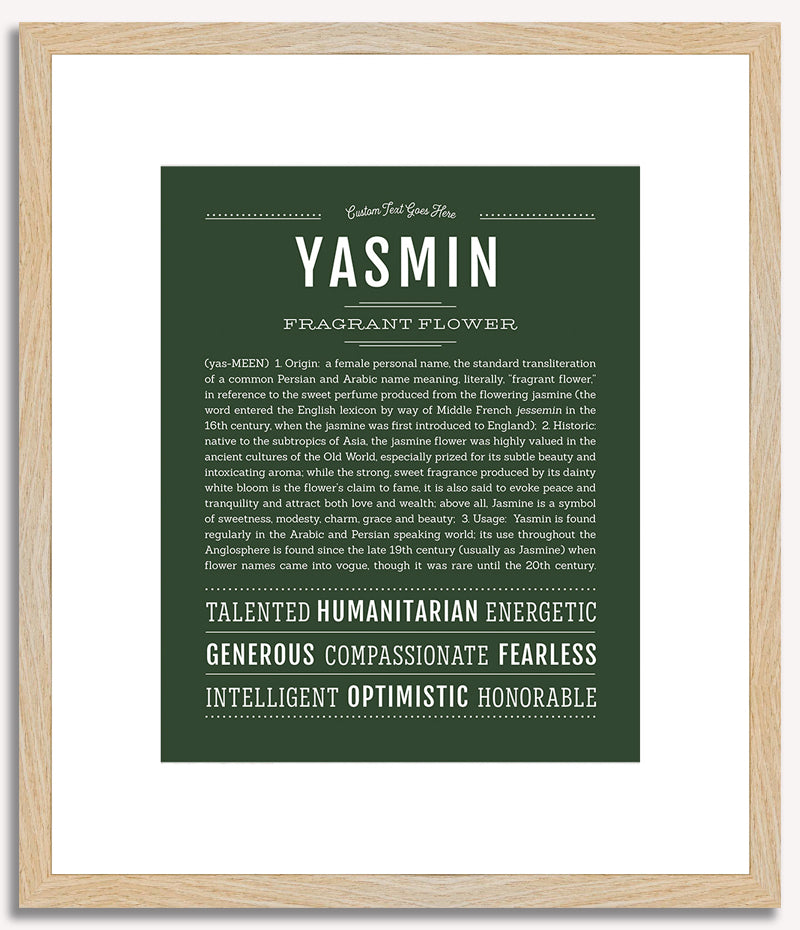 Yasmin | Name Art Print