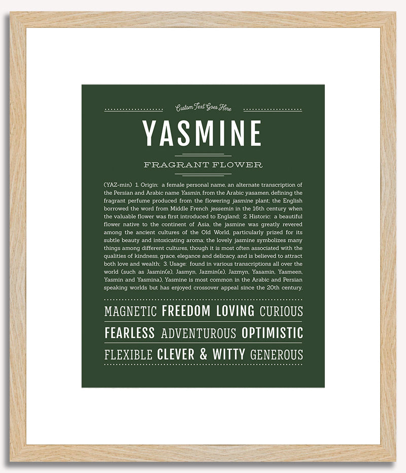 Yasmine | Name Art Print