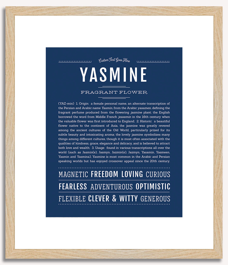 Yasmine | Name Art Print