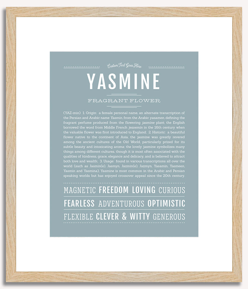 Yasmine | Name Art Print