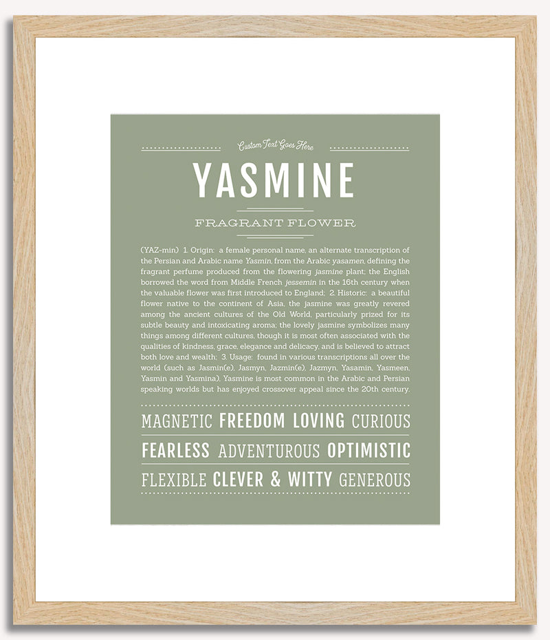 Yasmine | Name Art Print