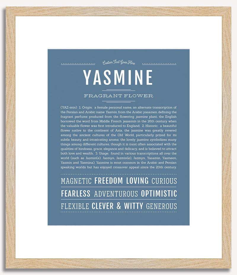 Yasmine | Name Art Print