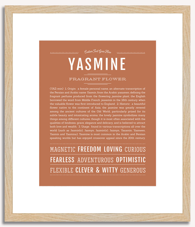 Yasmine | Name Art Print