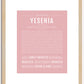 Yesenia | Name Art Print