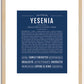 Yesenia | Name Art Print