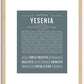 Yesenia | Name Art Print