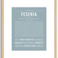 Yesenia | Name Art Print