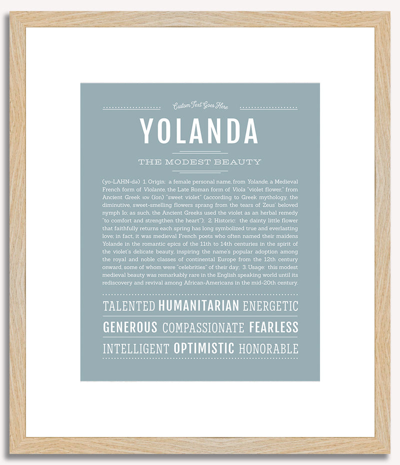 Yolanda | Name Art Print