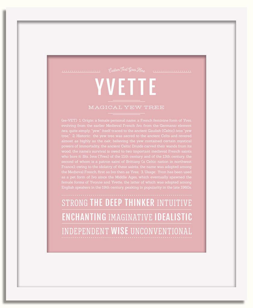 Frame Options | Dusty Rose | White Frame, Matted