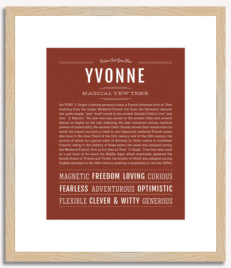 Yvonne | Name Art Print