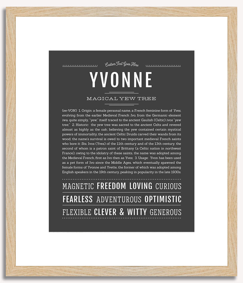 Yvonne | Name Art Print