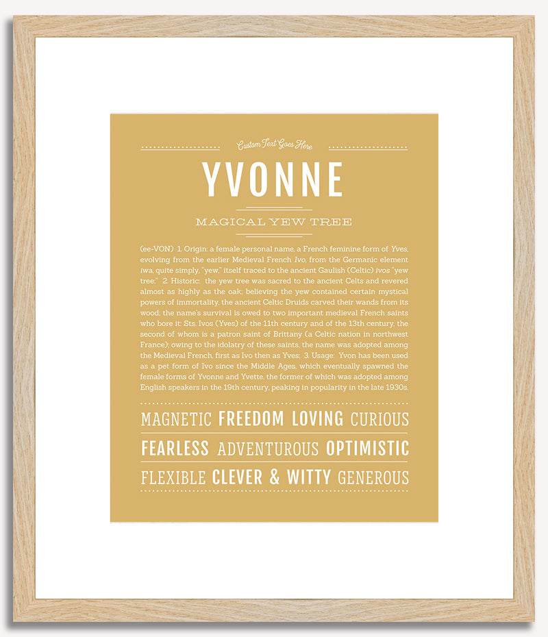 Yvonne | Name Art Print