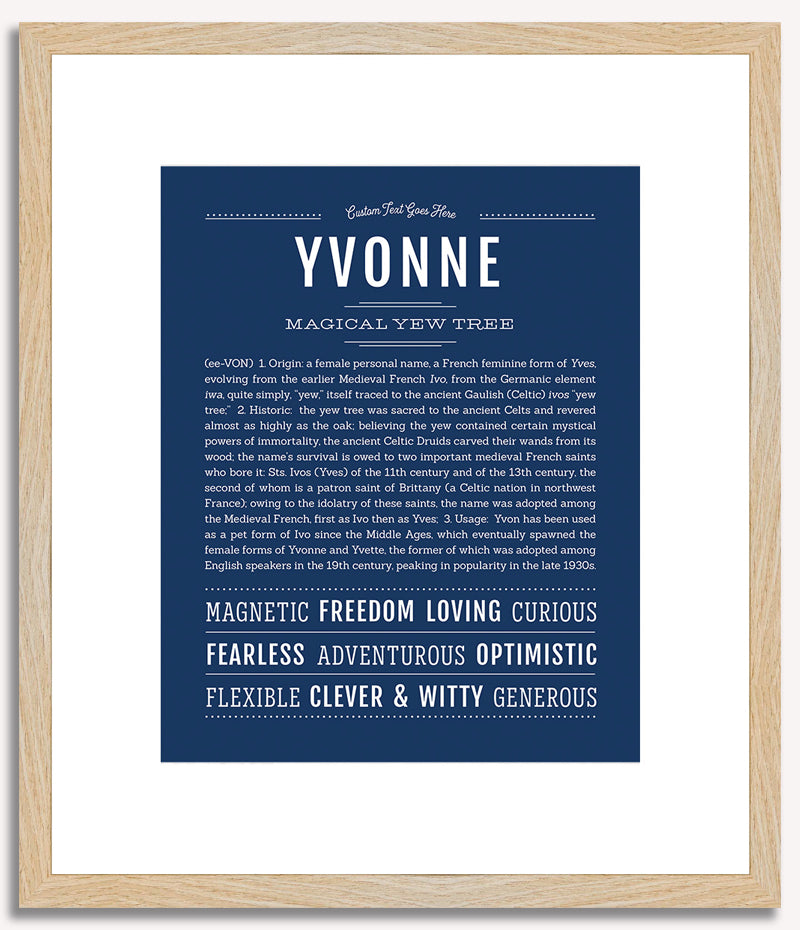 Yvonne | Name Art Print