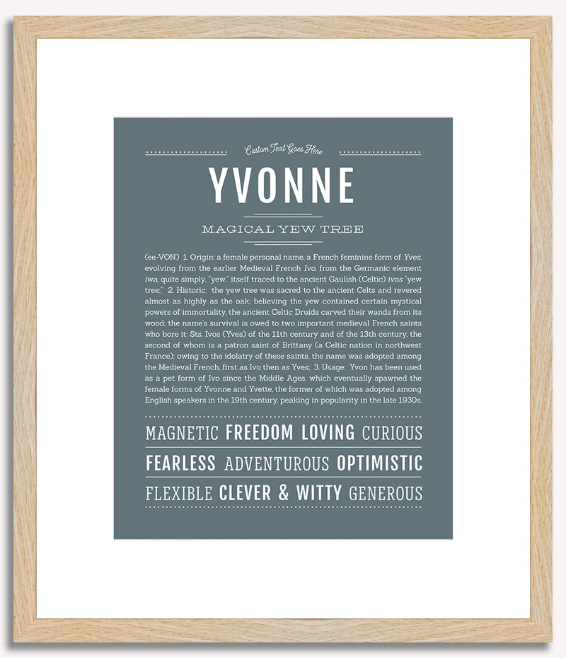 Yvonne | Name Art Print