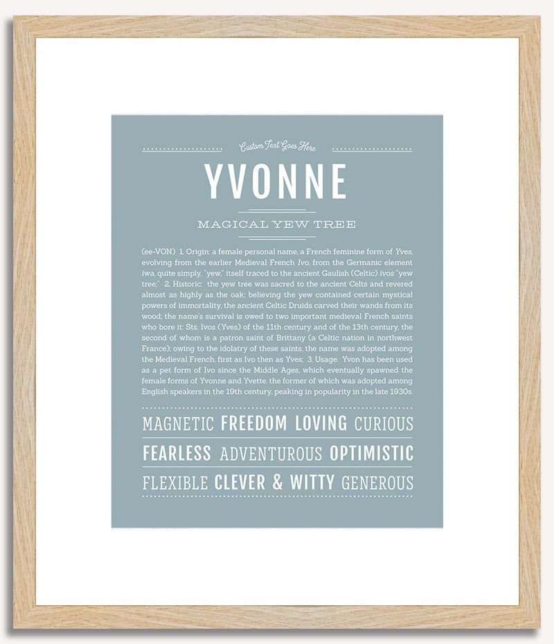 Yvonne | Name Art Print