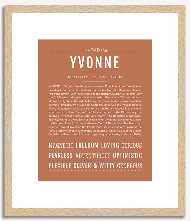 Yvonne | Name Art Print