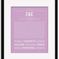 Frame Options | Lilac | Black Frame, Matted