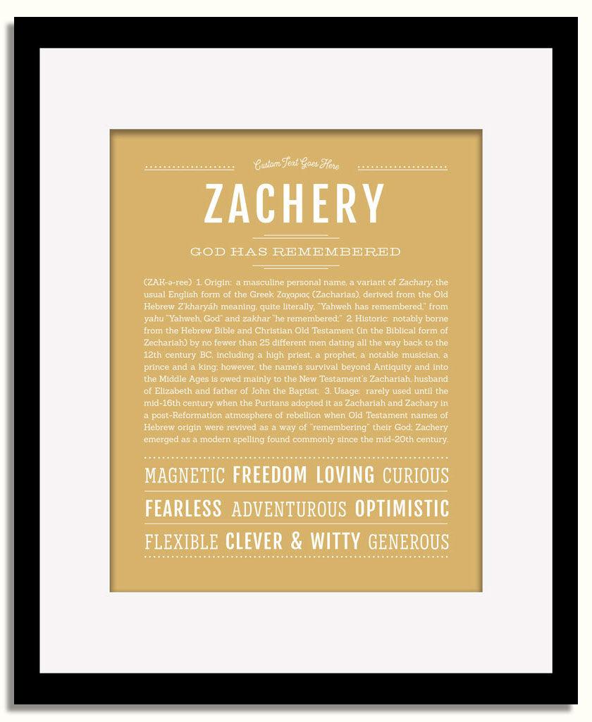 Frame Options | Matte Gold | Black Frame, Matted