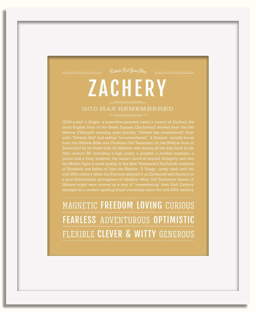 Frame Options | Matte Gold | White Frame, Matted