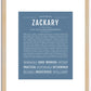 Zackary | Name Art Print