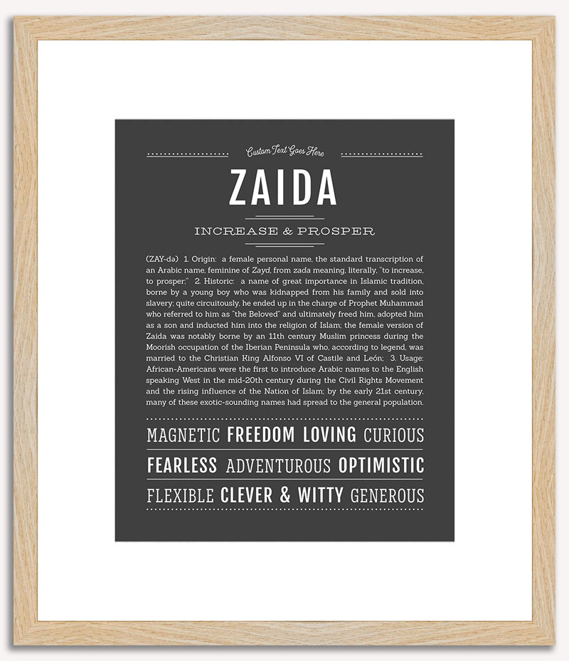 Zaida | Name Art Print