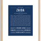 Zaida | Name Art Print