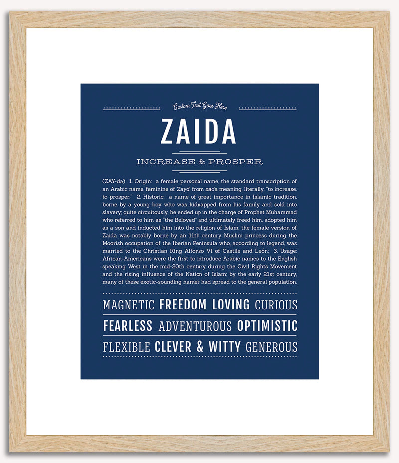 Zaida | Name Art Print