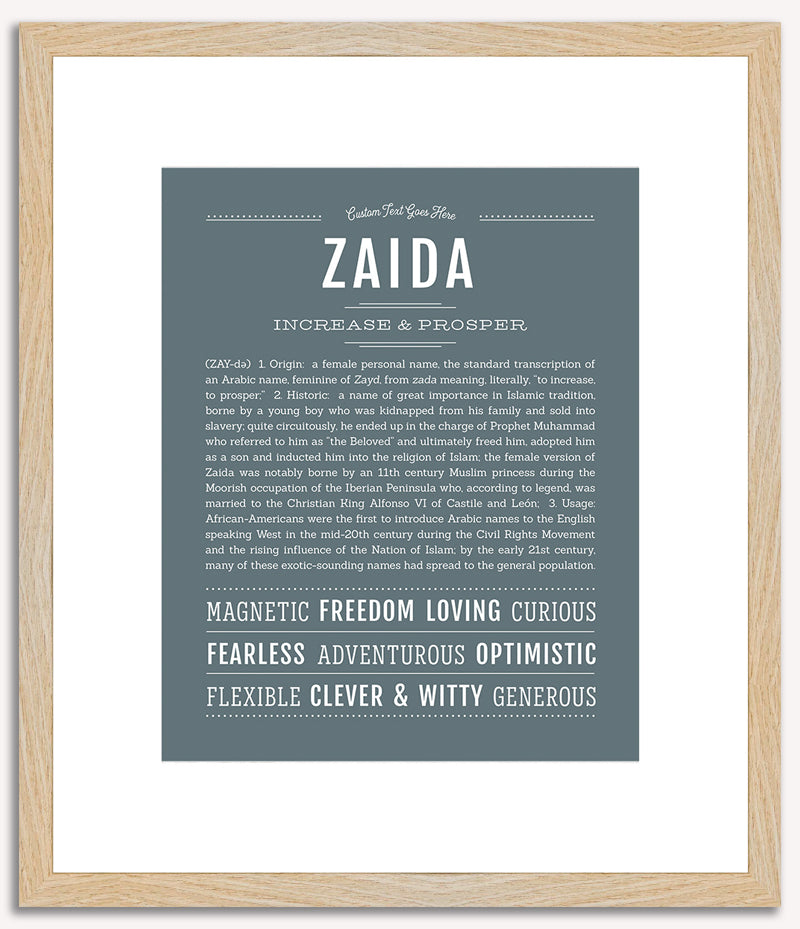 Zaida | Name Art Print