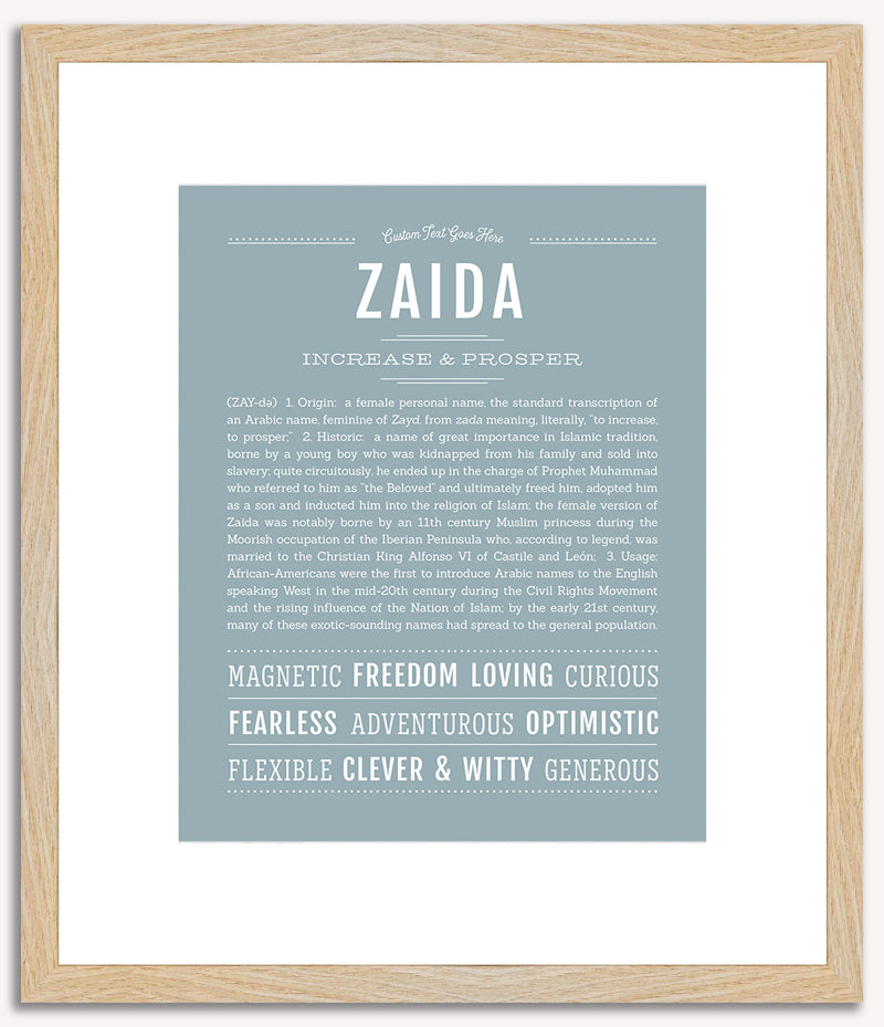 Zaida | Name Art Print