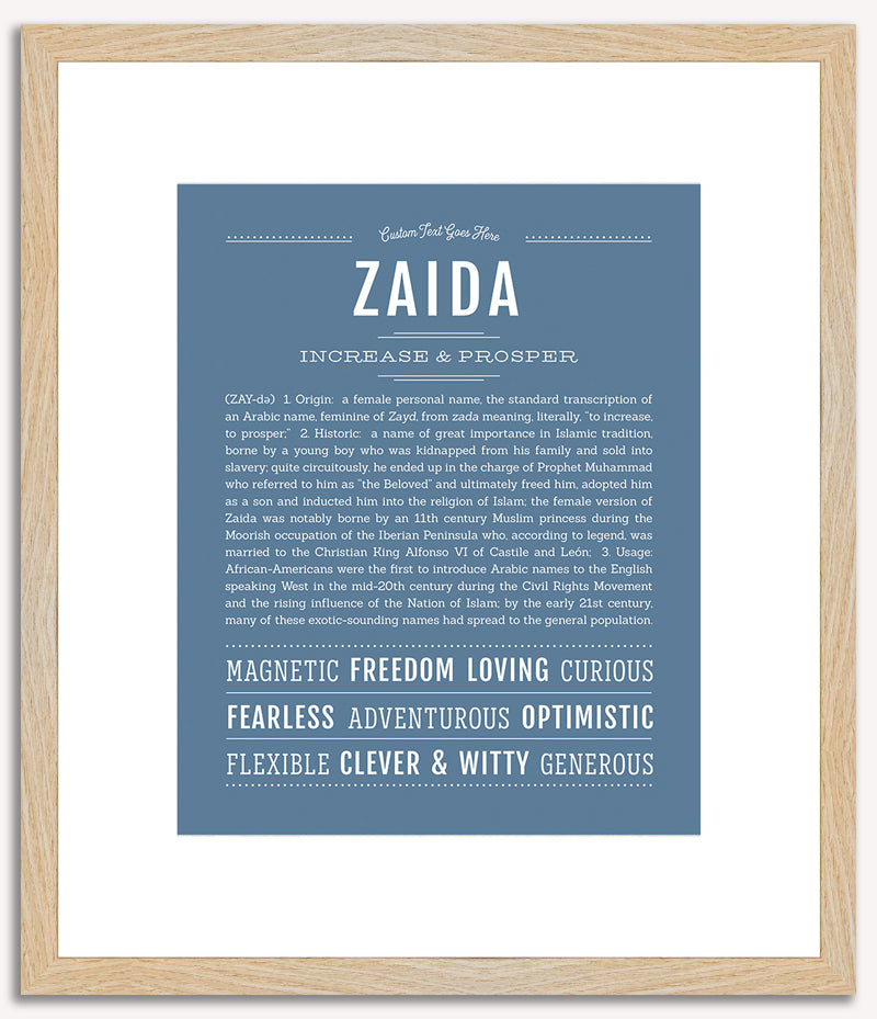 Zaida | Name Art Print