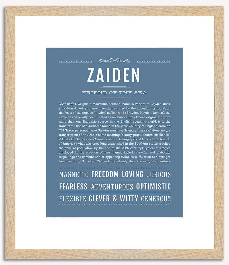 Zaiden | Name Art Print