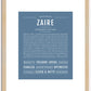 Zaire | Name Art Print