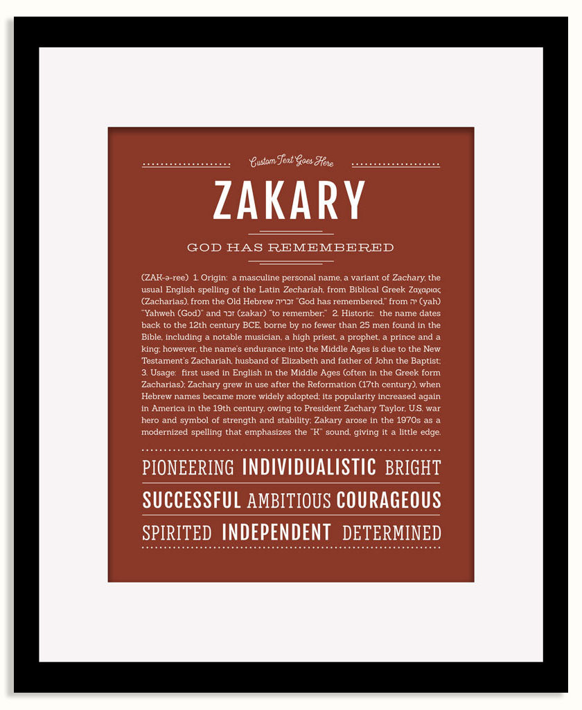Frame Options | Bordeaux | Black Frame, Matted