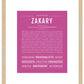 Frame Options | Dark Pink | Maple Frame, Matted